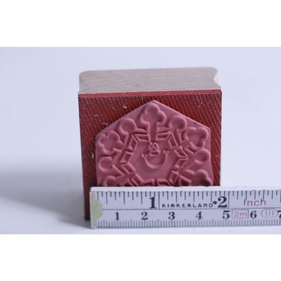 Cute Smiling Snowflake, Message Stamp, Winter, Christmas, Holiday Greetings - Picture 2 of 2